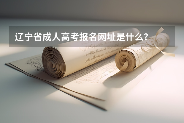 辽宁省成人高考报名网址是什么?