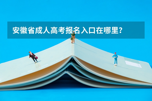 安徽省成人高考报名入口在哪里?